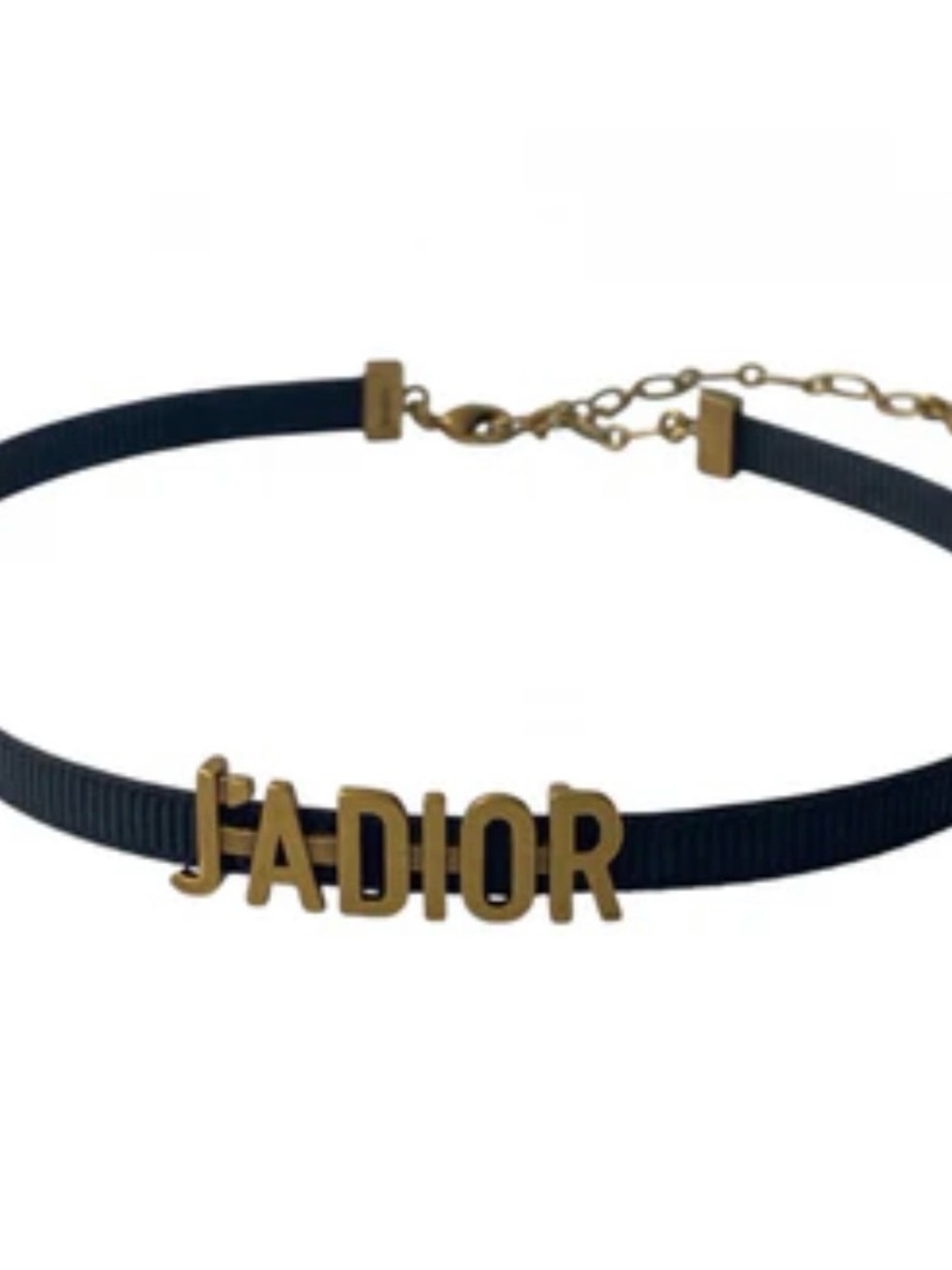 Christian Dior 🌹JADIOR Canvas choker W/ Dior Dusty -Authentic-EUC - Picture 6 of 11